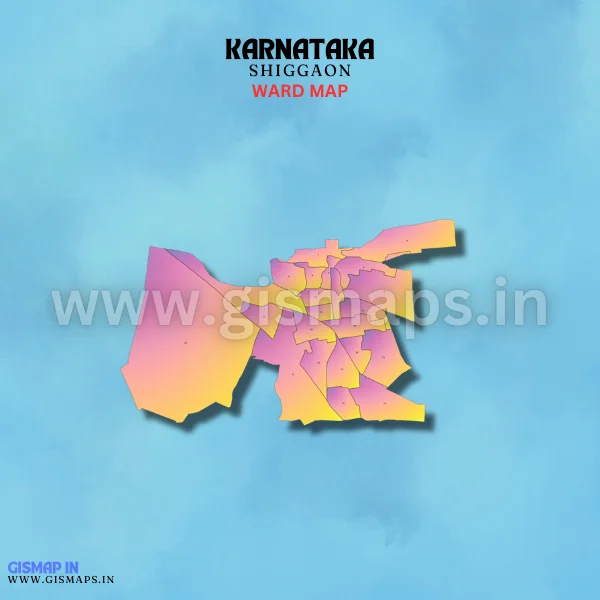 Shiggaon Ward Map (Karnataka)